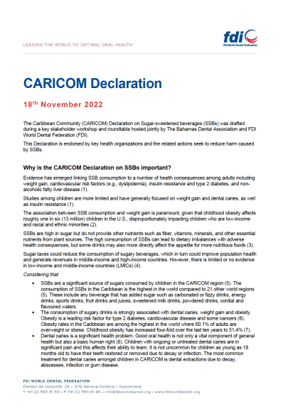 CARICOM Declaration
