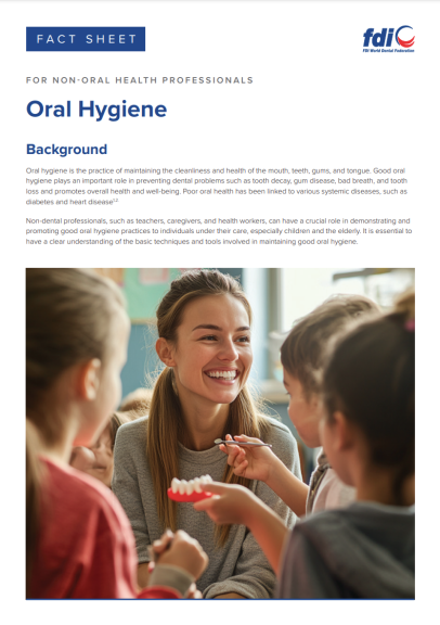 factsheet oral hygiene