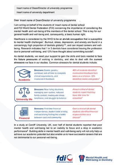 Advocacy page for deans and directors