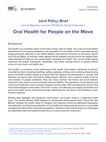 Joint Policy Brief