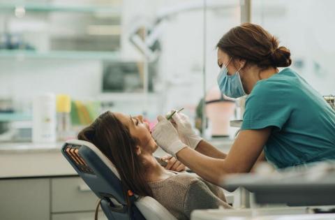 Dentist consultation women